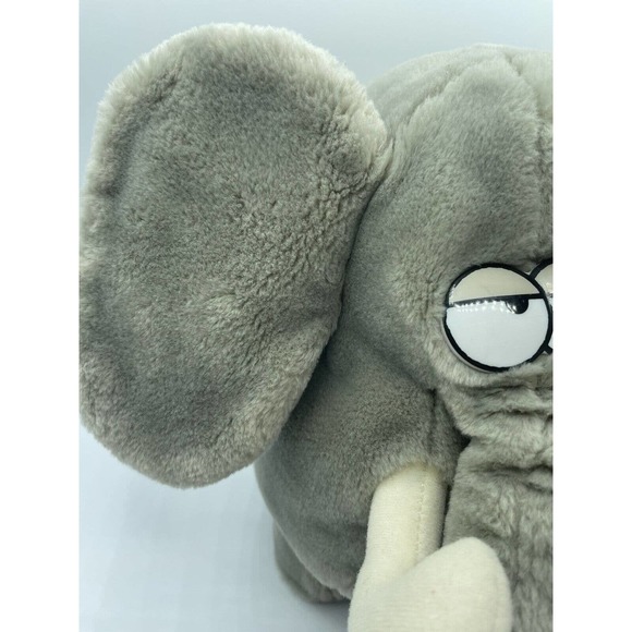 Animal Crackers Eugene Elephant Plush Stuffed Animal Vintage 1985 10" Toy Doll - Picture 3 of 12